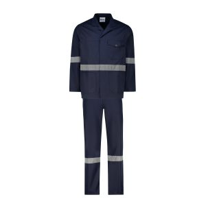 FlexiCool 2-Piece Conti Suit – Navy with Silver Reflective Tape