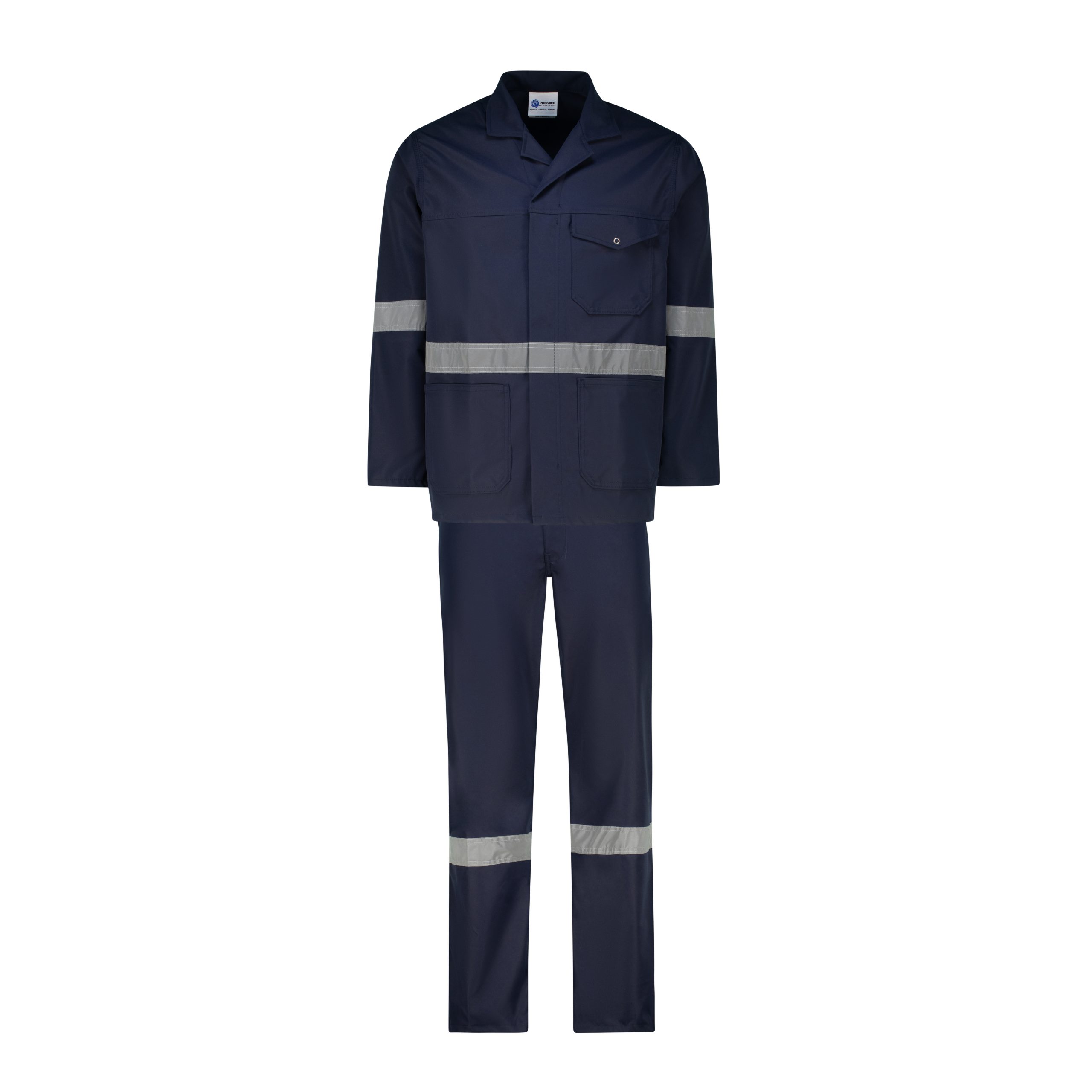 FlexiCool 2-Piece Conti Suit – Navy with Silver Reflective Tape